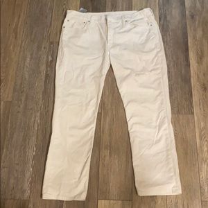 Levi white jeans
